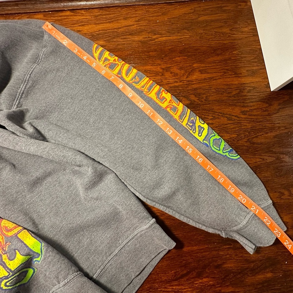 Grateful Dead Halloween 1970 Graphic Sweatshirt in Heather Gray, Size SM/MD (Fit - Picture 10 of 13
